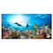 Designart - Colorful Coral Reef with Fishes - Seascape Canvas Art Print